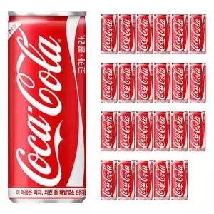 [하프클럽/셀러허브 식품]코카콜라 업소용 슬릭 245ml x 24캔