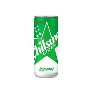 [하프클럽/셀러허브 식품]롯데 칠성사이다 캔 250ml 20개 /s