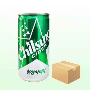 [하프클럽/기타]칠성 사이다 190ml x 30캔(1박스)/탄산 음료수