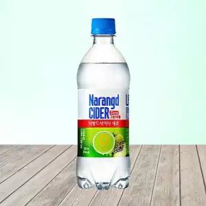 [하프클럽/기타]나랑드 사이다 제로 그린애플 500ml x 24pet/음료수