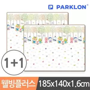 파크론 2장 뽀로로 벅스 웰빙 플러스 놀이방매트 185x140x1.6cm