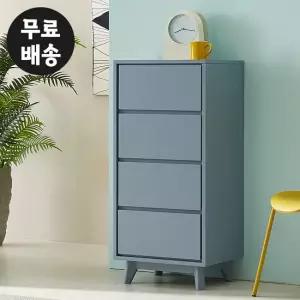레체 4단 서랍장 옷 미니 서랍 체스트(500/그레이)