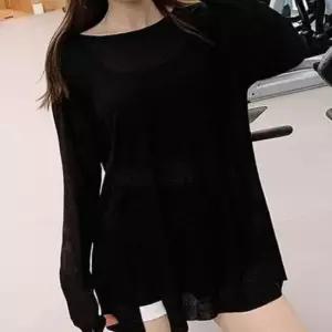 긴팔티 이쁜요가복 요가트레이닝복 여자헬스복 필라폴