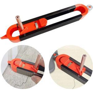 PRECISE CONTOUR SCRIBE TOOL 목공 - 잠금 스크라이빙 장치, 연필용 목수 업그레이드 조이너에 마감 측정 전문 도구, 적합한 궁극의 도구
