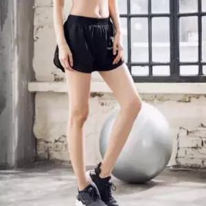하프 레쉬가드 팬츠 요가복 여성 트레이닝 반바지 2겹
