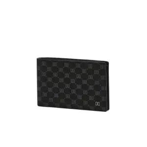 닥스 ACC DBWA5F126BK-IT 남성 반지갑 블랙 가죽 로고 DD 패턴 슬림 DBWA5F126 LE1219777805