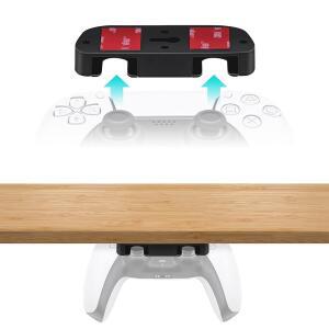 MCBAZEL PS5 /PS4 컨트롤러용 언더 데스크 홀더 마운트, 호환되는 - /4 블랙 컨트롤러와 스탠드 플레이스테이션 5 테이블