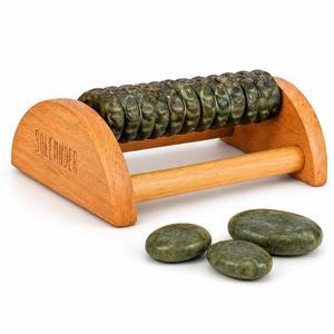 SOLEMENDER 옥 발 마사지기 - 스트레스 개선 , 신경 심부 이완 롤러 병증 풋 근육 조직 순환 마사지를 나무 및 위한