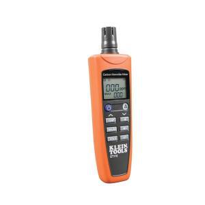 Klein Tools ET110 CO 미터 일산화탄소 테스터 감지기 노출 제한 알람 AAA 배터리 4개 휴대용 파우치 포함