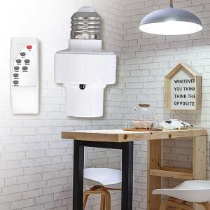 전등소켓 2026 스마트 LED 램프홀더 E27 소켓, 가정용 AC85265V, 변경, 타이머, 리모컨,