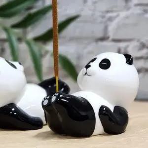 향꽂이 든 홀더 스틱 판다 인센스 발을