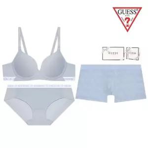 게스 언더웨어 GEWBR162BP162DR169GB-EJS 여성 커플속옷 노와이어 그레이블루 커플속옷세트 LE1219468967
