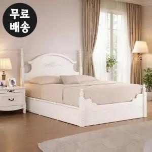 라테 수납형 평상 엔틱 고급 침대프레임 퀸사이즈(Q)