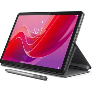 Lenovo M11 11인치 디스플레이 MediaTek Helio G88 옥타 코어 4GB RAM 128GB SSD 1920x1200px 조도 센서 10시간 배터리 폴리오 케이스 포함 루나 그레이
