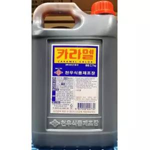천우 카라맬 식자제 업소 캐러멜소스 식자재 식당 카라멜 2.7kg