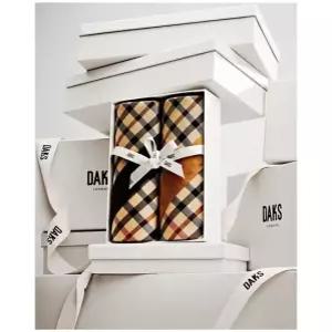 닥스 ACC DCHA6E002I2-YD 남성 손수건 [DAKS GIFT]하우스체크 면 2종세트 DCHA6E002 LE1220696059