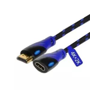 영상케이블 케이블 HDMI 메쉬 연장 고급형 2.0v 5M