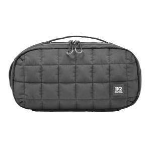 HORI Puff Pouch (Black) for Nintendo Switch 2 - Soft Carrying Officially Licensed by