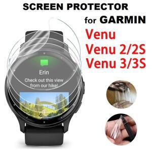 Garmin Venu 3 3s 2 2s 보호 필름 용 하이드로 겔 소프트 TPU 안티 스크래치 화면 유리가 아님
