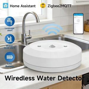 히든센서 ZIGBEE 3 0 스마트 워터 어시스턴트 센서 누수 모니터링 원격 홈 감지기 ZIGBEE2MQTT 주방욕실 홍수