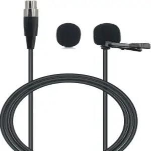 AKG 샘슨 무선 송신기용 XLR 라발리에 마이크 교체 페닉스 프로 - 라벨 클립 웨어러블 TA3F 플러그