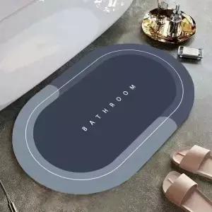 욕실 흡수성 목욕 매트 산호 벨벳 슈퍼 급속 물 흡수 부드럽고 편안한 더 쉬운 건조 진흙 발
