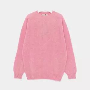 [할리오브스코틀랜드]할리오브스코틀랜드 26FW 쉐기독 클래식 울 남성 니트 M3834 7 SHAGGY SAKURA