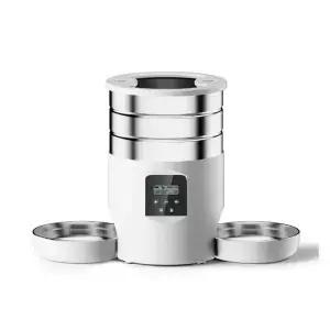 캣드링킹 4.5L 스마트 펫 피더 자동 고양이 사료 디스펜서 개 그릇 기계 타이머 정량 공급