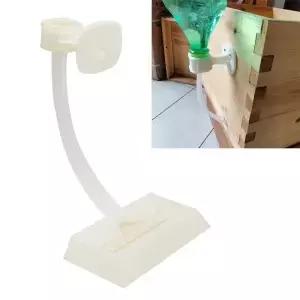 1Pc 양봉 피더 벌집 내부 먹이 플라스틱 꿀 설탕 물마루 급수기 꿀벌 양봉가 도구