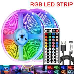 원격 제어 테이프 조명과 RGB Led 스트립 홈 침실 파티 장식 TV 백라이트에 대 한 벽 룸