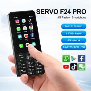 SERVO F24 PRO 스마트 터치 스크린 전화 4G 네트워크 WiFi Google Play 토치 안드로이드 시스템 2 SIM 카드