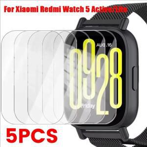 Xiaomi Redmi Watch 5 Active/Lite 액세서리용 1-5Pcs 강화 유리 Mi Lite용 HD 투명 화면 보호 필름