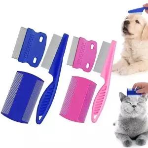 벼룩 빗 고양이 손질 세트 3 개/대 점액과 껍질을 제거합니다 작은 이가 용품 애완 동물