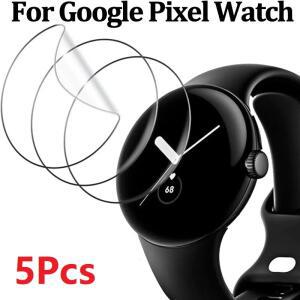Google Pixel Watch 2 Lte 화면 보호기 용 5Pcs 하이드로 겔 필름 소프트 스마트 시계