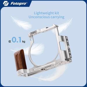 호환 Fotopro C-X100VI 토끼 케이지  올 인클루시브 원목 아카 인터페이스 카메라 익스텐션 프레임  L자형