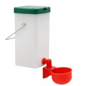 1000ml 토끼 물병 빨간색 물통 가금류 병아리 자동 급수기 (닭 오리용)
