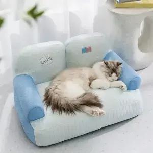 고양이 침대 여름 냉각 애완동물 바구니 강아지 쿠션 액세서리 물건 집 및 서식지 용품 개