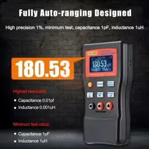 MLC500 LC 미터 500KHz 자동 범위 조정 커패시턴스 인덕턴스 테스터 전문가용 측정기 커패시터 내부 저항