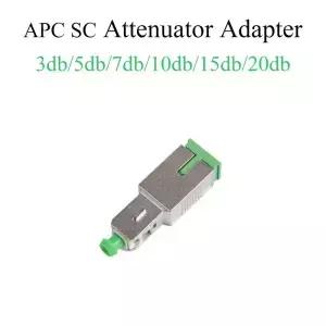 APC SC 광섬유 감쇠기 2개 단일 모드 수컷-암컷 커넥터 3dB/5dB/7dB/10dB/15dB/20dB