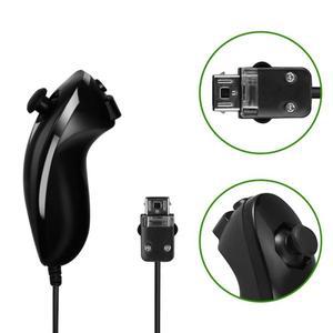 호환 닌텐도 Wii / U 콘솔용 유선 쌍절곤 리모컨 모션 플러스 없는 게임패드 액세서리