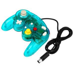 호환 NGC GameCube 비디오 게임 콘솔용 새 교체 투명 컨트롤러 패드 유선 조이스틱