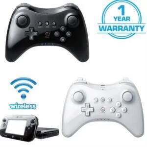 호환 닌텐도 Wii U Pro용 무선 클래식 프로 컨트롤러 조이스틱 게임패드 (USB 케이블 포함