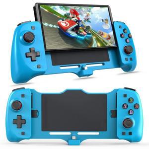 호환 업그레이드 닌텐도 Switch 게임 패드 컨트롤러 그립 이중 모터 진동 N 스위치 OLED용 내장 6 축 자이