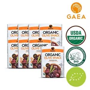 [가이아]가이아 유기농 칼라마타 그린 올리브 파우치 65g,8팩