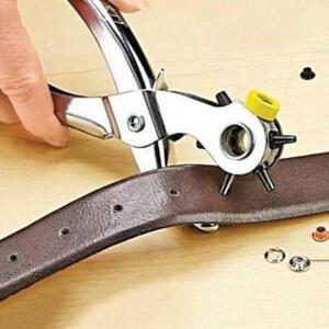 회전 재봉틀 가죽 벨트 구멍 펀치 시계 밴드 스트랩 가정용 Leathercraft 플라이어 펀처 가방 세터 도구