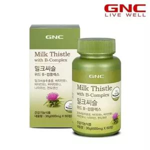 [GNC] 밀크씨슬 위드 B 콤플렉스 (60정) 30일분_50974