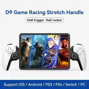 호환 듀얼 홀 체성감각 컨트롤러  D9 게임 경쟁 스트레치 핸들  BT 연결  안드로이드  iOS  PC용