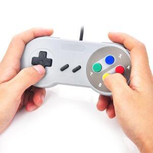 호환 USB 컨트롤러 게임 조이스틱 패드 닌텐도 SNES Joypad for PC MAC 컴퓨터 액세서리