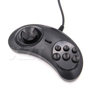 호환 USB 게임 패드 컨트롤러 6 버튼 SEGA Genesis/MD2 Y1301용 조이스틱 홀더 PC MAC 메가 드라이브