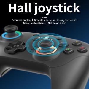 호환 ANBERNIC RG P01 레트로 게임 컨트롤러 블루투스 무선 패드 홀 효과 조이스틱/홀 트리거 PC Steam 용